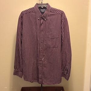 Trader Bay long sleeve button up shirt.